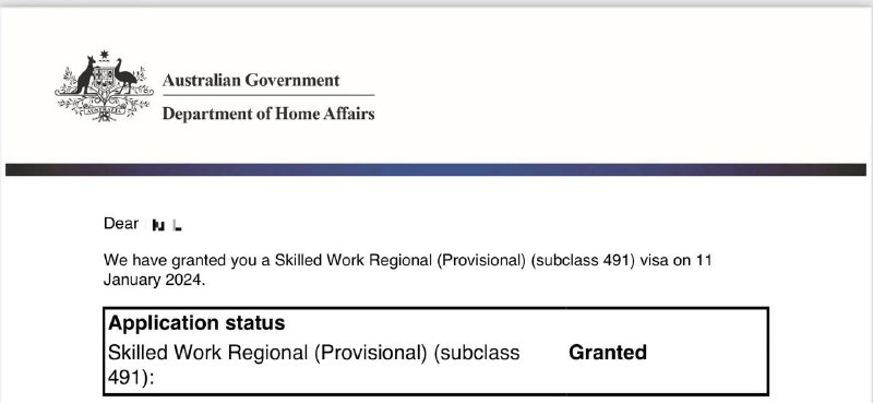 🇦🇺澳洲491时间线（仅作分享）2022.12.29，启动，学历认证890AUD2022.12.31，PTE报名费1950CNY+官方模拟题525CNY2023.01.28，PTE听力62阅读65口语50写作752023.02.01，出生公证104CNY2023.02.23，学历认证完成2023.02.28，VET职业评估962AUD+加急623AUD2023.03.16，职业评估完成2023.03.20，递交新州EOI2023.03.29，新州491预邀请，正式邀请申请费300AUD2023.04.05，新州491正式邀请2023.05.19，接受新州491正式邀请，递交491签证申请2023.05.29，新州491签证费4300AUD，接受申请2023.06.27，体检974.8CNY+134.4CNY2023.10.27，通知开具无犯罪证明2023.11.06，派出所开具无犯罪证明2023.12.04，提交无犯罪公证104CNY2024.01.11，491下签 共花费7075澳币+3792.2人民币仅统计支付给官方政府和机构的费用